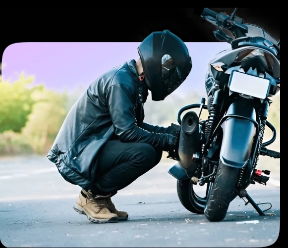 Types of damage in a motorcycle accident